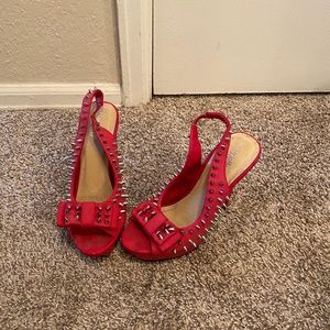 Cute Spike Heels Stud Stilettos